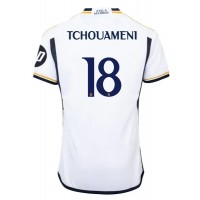 Real Madrid Aurelien Tchouameni #18 Hemmatröja 2023-24 Kortärmad